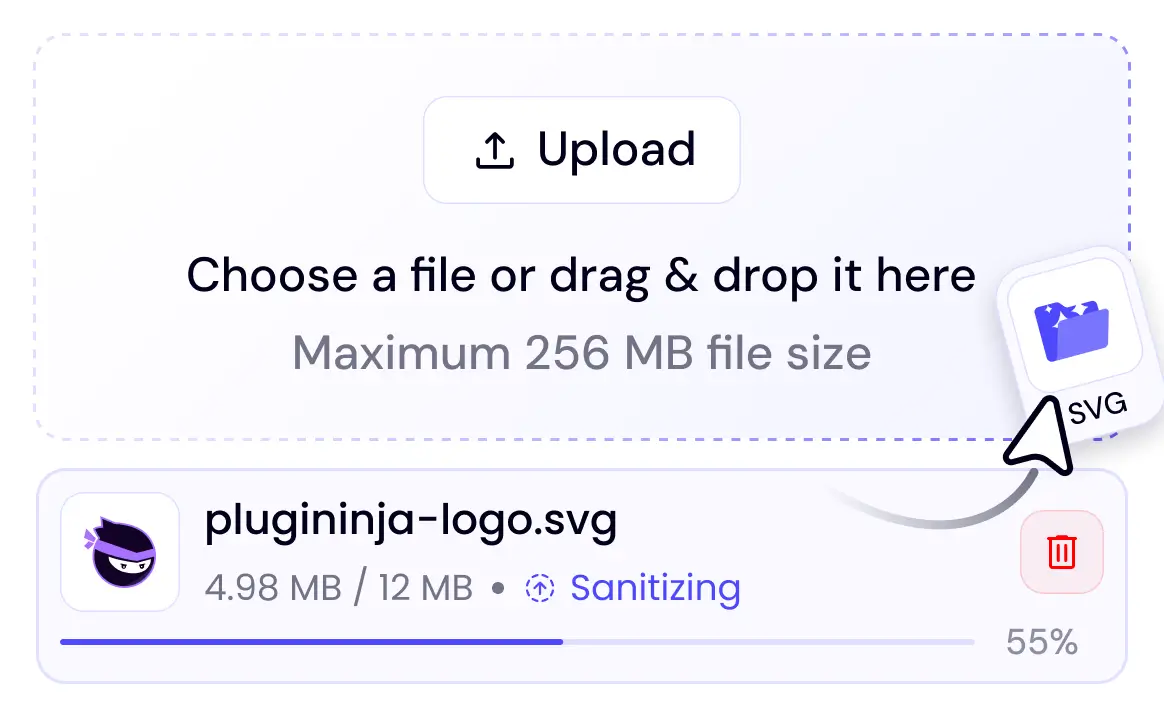 Allow SVG & Sanitization