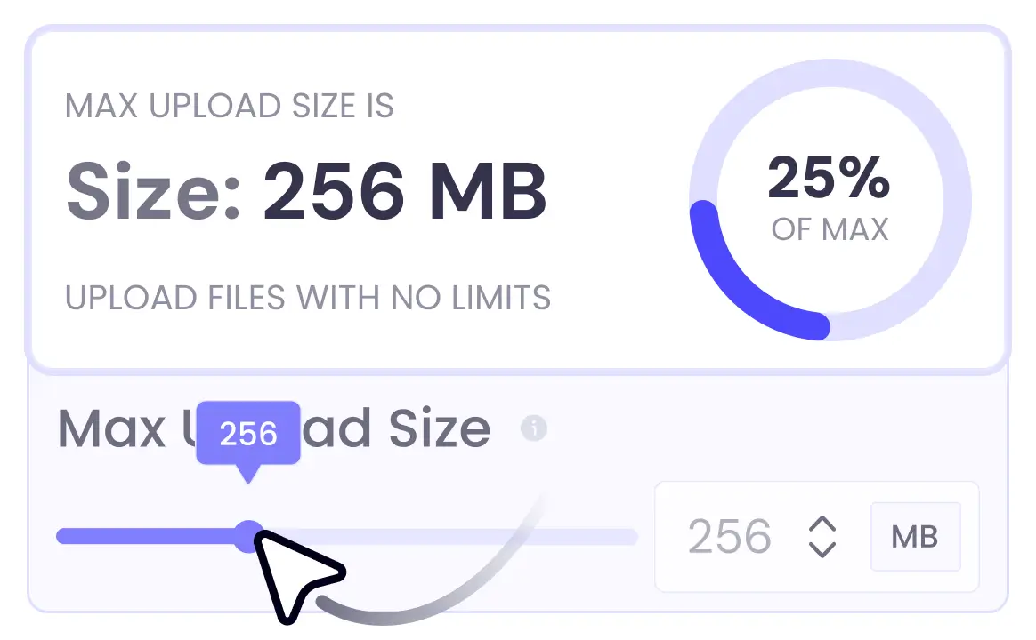 Control Max Upload