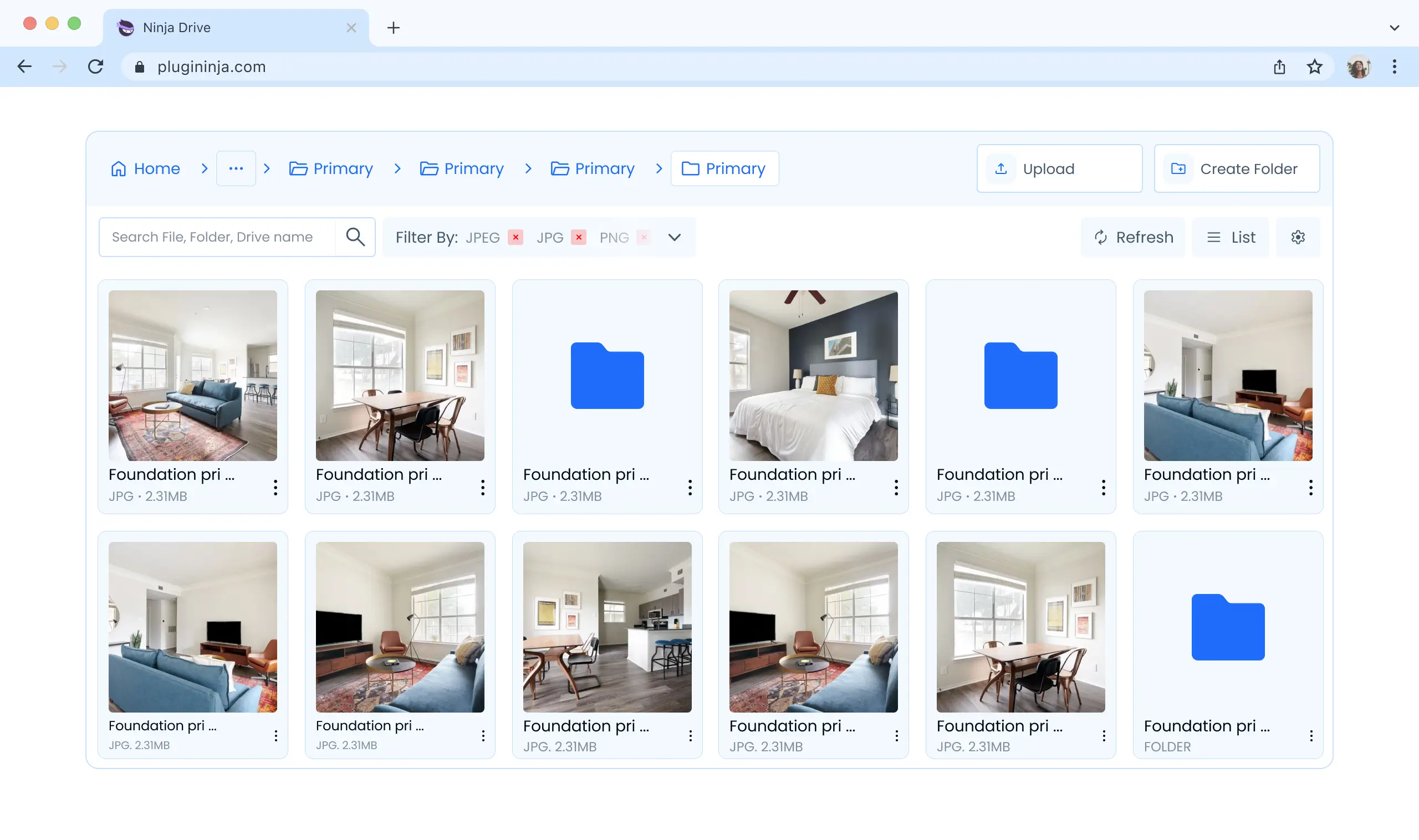 Google Drive File Browser for WordPress