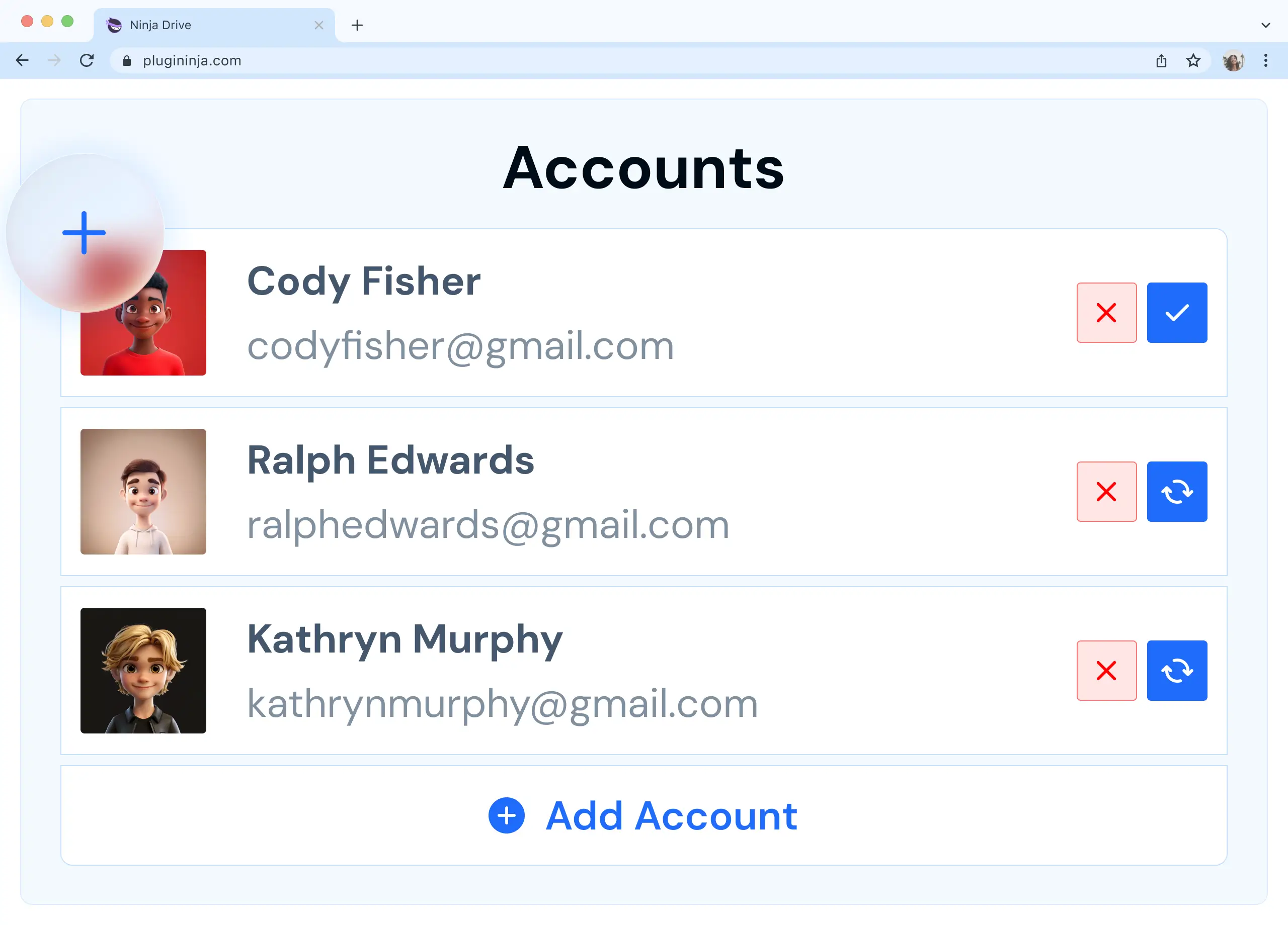 Multi-Account Support at Ninja Drive - All In One Integration For Google Drive