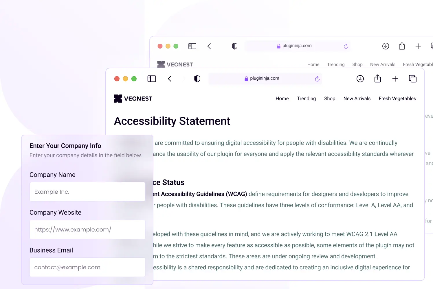 Ninja Accessibility Statement Generator