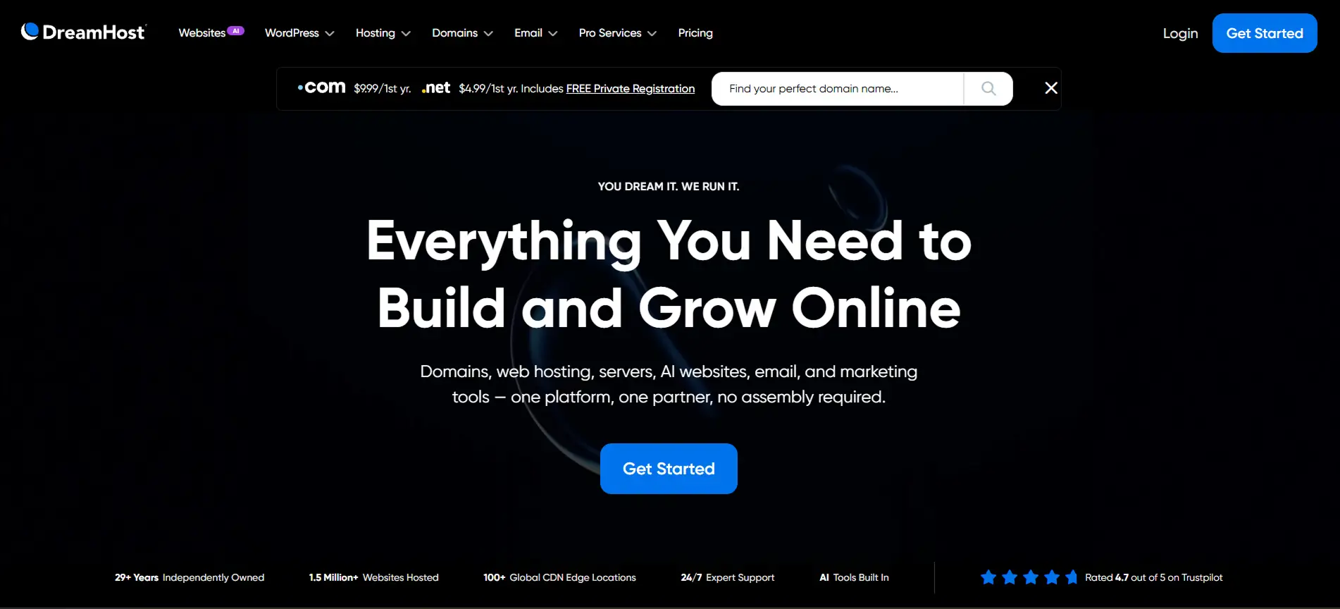 DreamHost — Best Budget Option With Strong Privacy Defaults