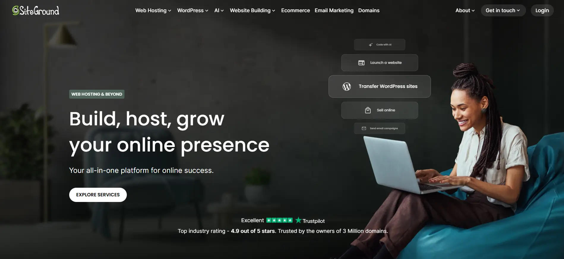 SiteGround — Best for Customer Support